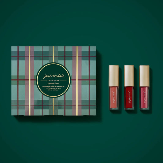jane iredale - Glaze & Glow ColorLuxe High Impact Lip Glaze Mini Trio - Limited Edition