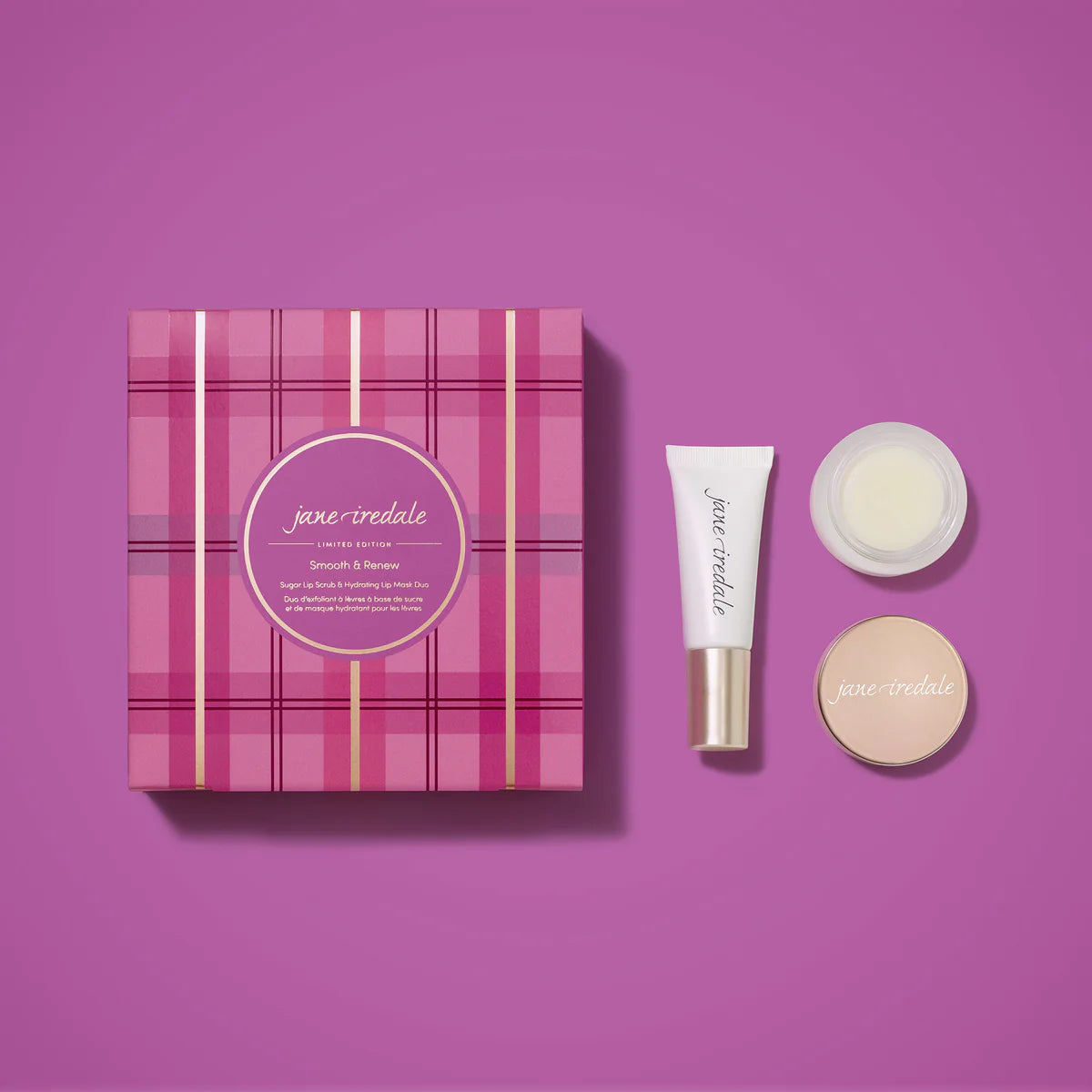 jane iredale - Smooth & Renew Sugar Lip Scrub & Hydrating Lip Mask Duo - Limited Edition